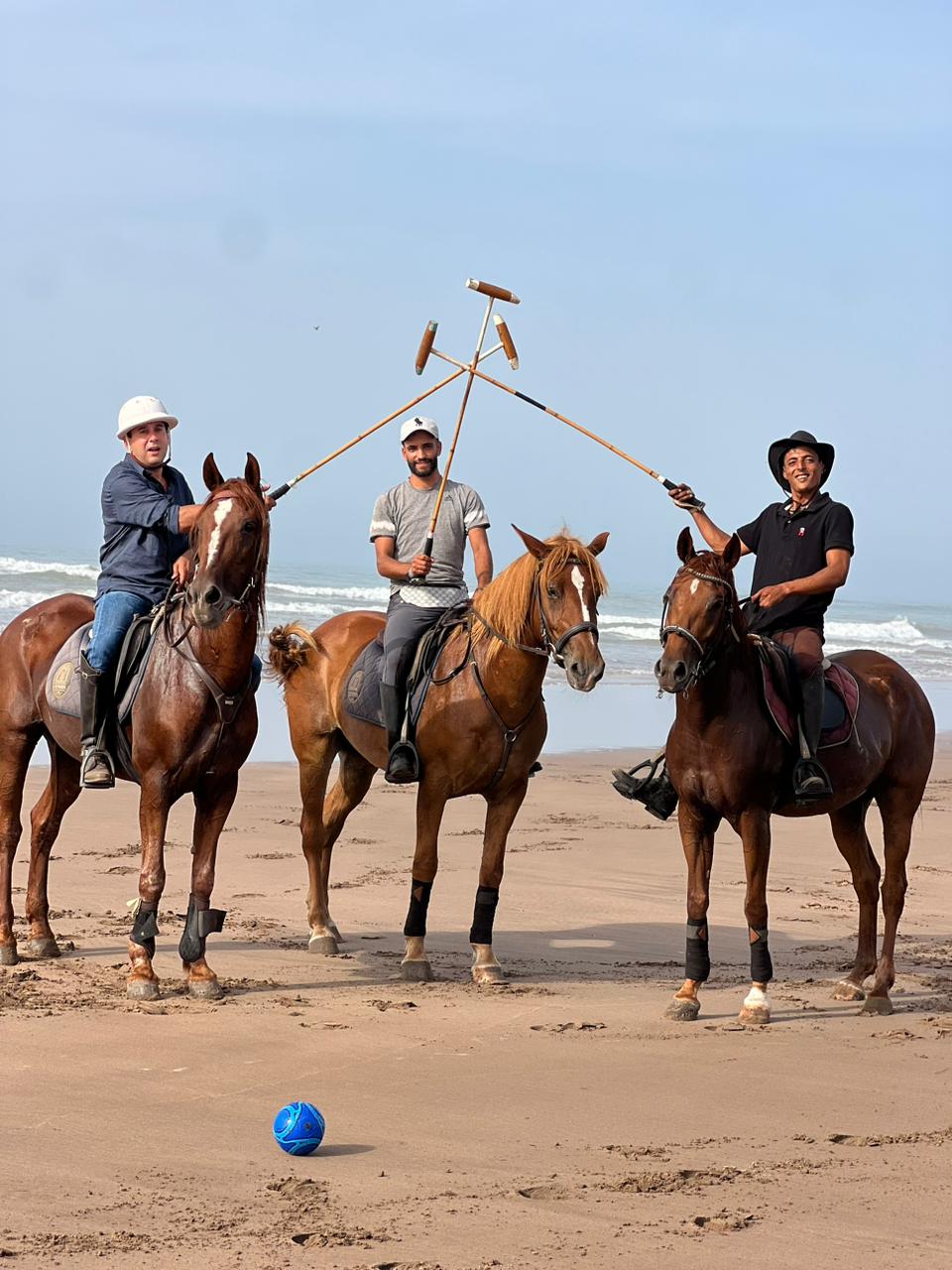 Polo sur la plage de Sidi Rahal